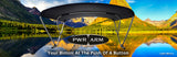 Power Bimini Package 8' or 8'6" wide, 10' long - PontoonBoatTops.com